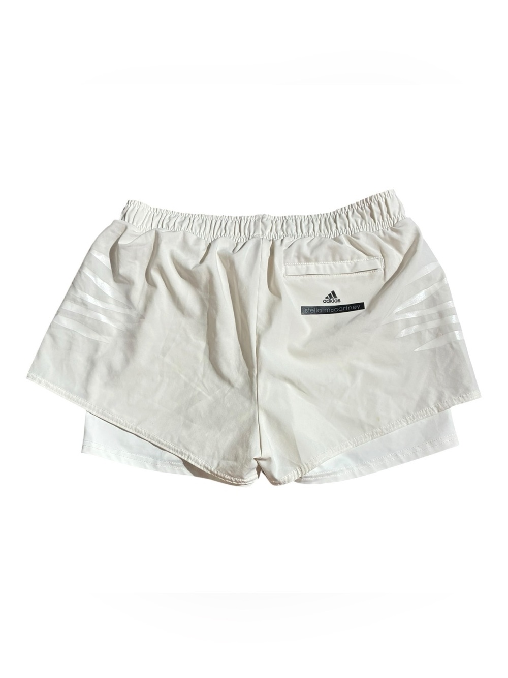 Adidas x Stella McCartney 2-in-1 Running Shorts White